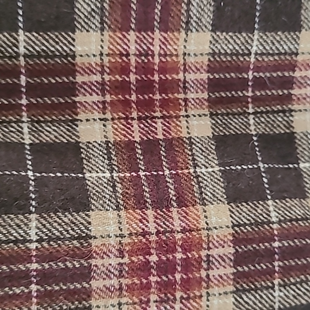 Plaid Wool Skirt - Picture 4 of 4